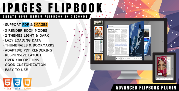 iPages – FlipBook Image & PDF Viewer for WordPress