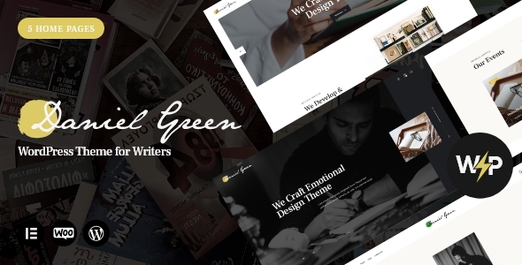 Writer – Journalist & Autho Blog Book WordPress Theme