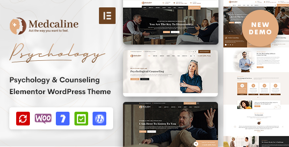 Medcaline – Psychology & Counseling WordPress Theme