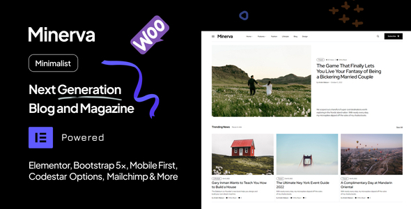 Minerva –  Modern Blog WordPress Theme