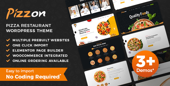 Pizzon – Pizza Restaurant WordPress Theme