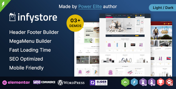 Infystore WP – Multipurpose Elementor WooCommerce Theme