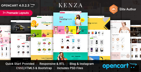 Kenza – Responsive Opencart 3 Theme