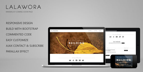 Lalawora – Responsive Coming Soon Page