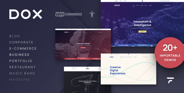 Dox – Multi-purpose WordPress Theme