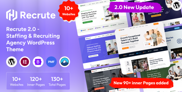 Recrute – Staffing & Recruiting Agency WordPress Theme