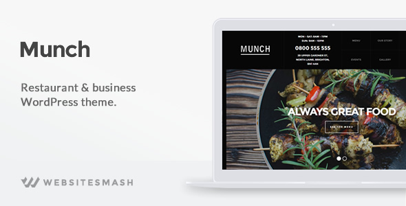 Munch – Restaurant & Business WordPress Theme