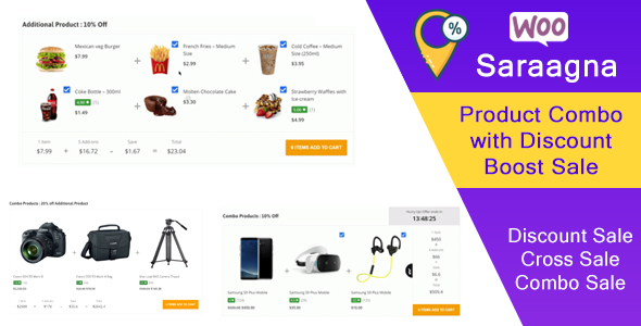 Saraggna – WooCommerce Product Combo with Discount Boost Sale Plugin (Cross Sell)