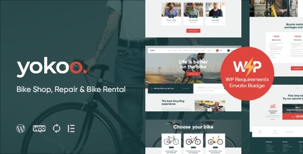 Yokoo – Bike Shop & Bicycle Rental WordPress Theme