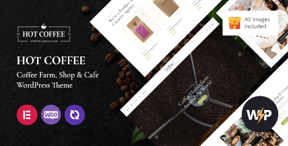 Hot Coffee – Coffee Shop & Cafe WordPress Theme