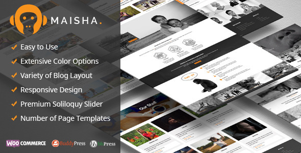 Maisha – Charity WordPress Theme