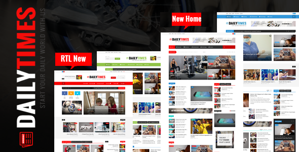 DailyTimes – News and Magazine Joomla Template