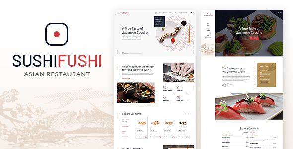 SushiFushi – Japanese & Asian Restaurant HTML Template