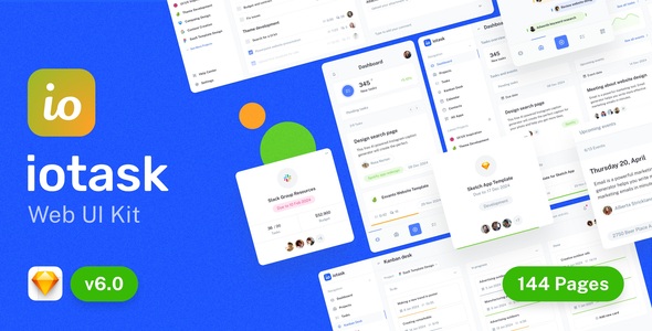IOTask – Project Management UI Kit