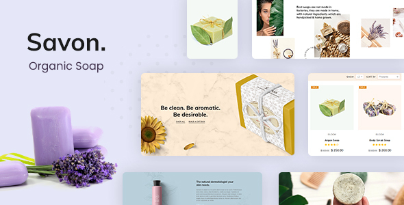 Savon – Handmade Shop WordPress Theme