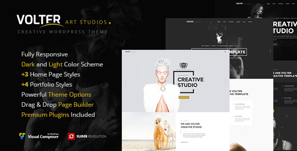 Volter – Responsive Creative & Minimal WordPress Theme