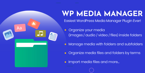 WP Media Manager – The Easiest WordPress Media Manager Plugin