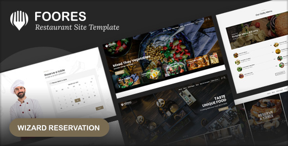 Foores – Restaurant Site Template