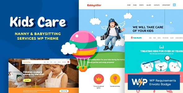 Kids Care – Children & Child Care WordPress Theme