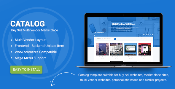 Catalog – Buy Sell / Marketplace Responsive WordPress Theme