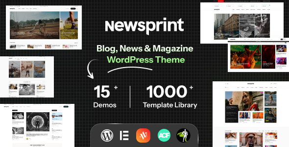 NewsPrint – News Magazine Blog WordPress Theme