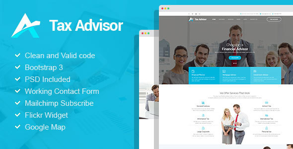 Tax Advisor – Financial Consulting WordPress Theme