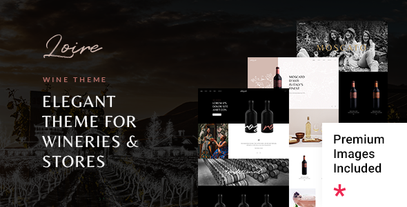 Loire – Winery and Wine Store WordPress Theme