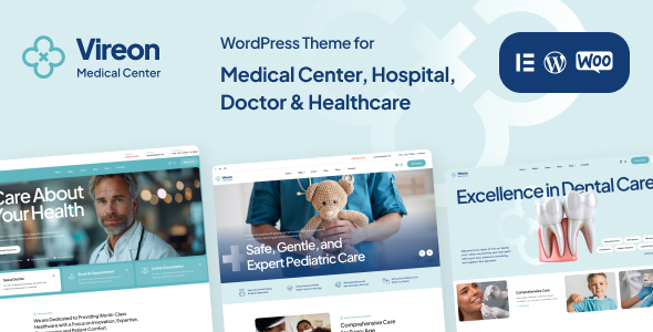Vireon – Medical Center & Healthcare WordPress Theme