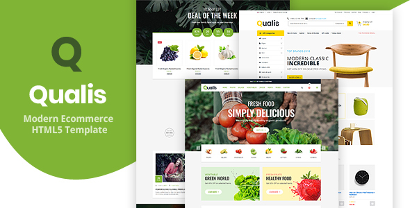Qualis – Responsive Ecommerce HTML5 Template