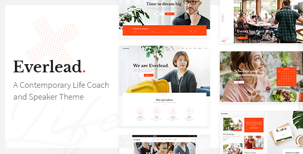 Everlead – Life Coach and Speaker WordPress Theme