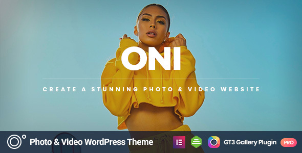 Oni – Photography WordPress Theme