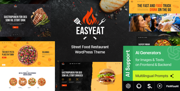 EasyEat – Fast Food Delivery & Courier Theme