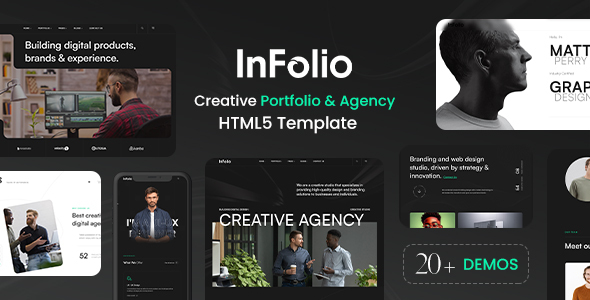 Infolio – Creative Portfolio & Agency Template