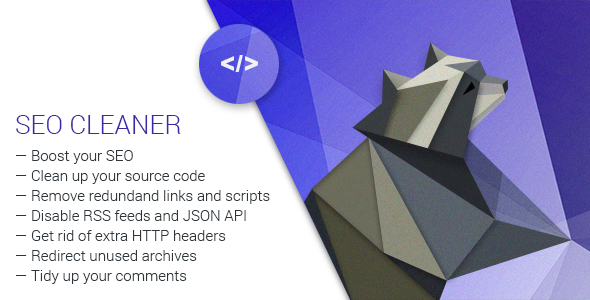 SEO Cleaner – WordPress Plugin for Site Clean Up