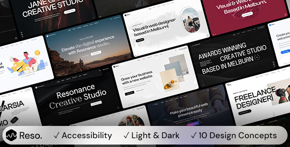 Resonance – Multipurpose One/Multi Page Template