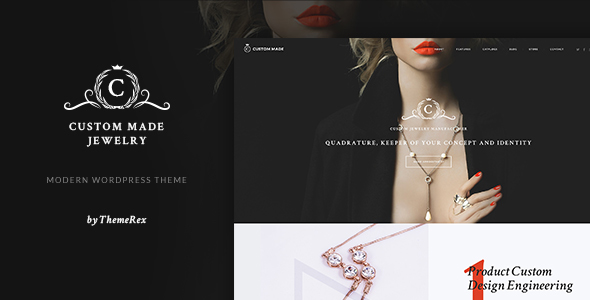 Custom Made – Jewelry Manufacturer and Jewellery Store WordPress Theme