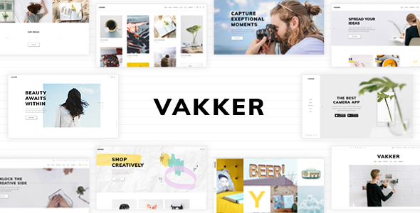 Vakker – Creative Design Agency WordPress Theme