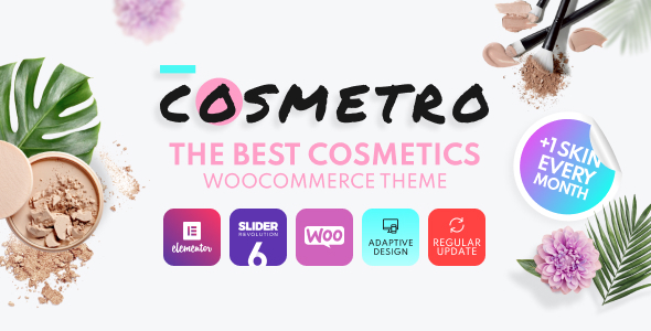Cosmetro – Cosmetics Store Elementor WooCommerce Theme