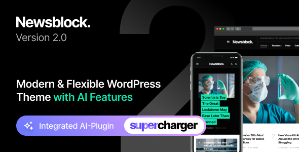 Newsblock – News & Magazine WordPress Theme with Dark Mode