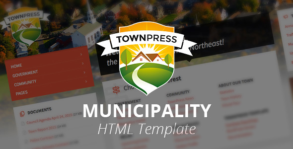 TownPress – Municipality HTML Template