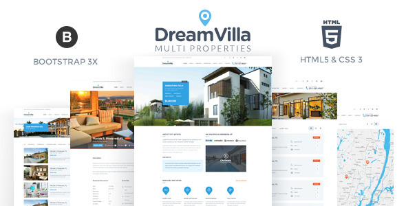 DreamVilla – Real Estate HTML Template
