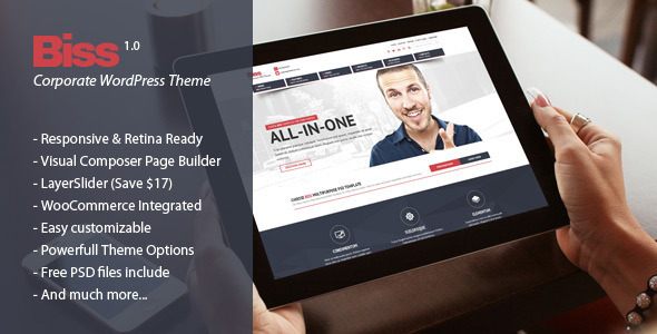 Biss – Corporate Multipurpose WordPress Theme