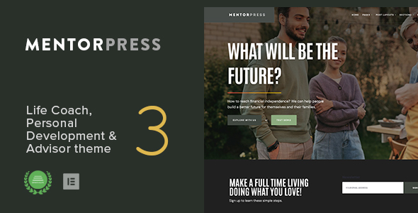 MentorPress – Life Coach & Advisor WordPress theme