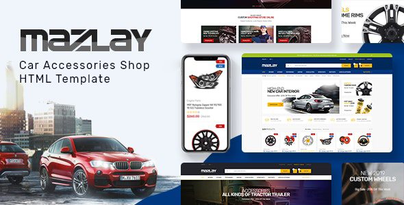 Mazlay – Car Accessories Shop HTML Template