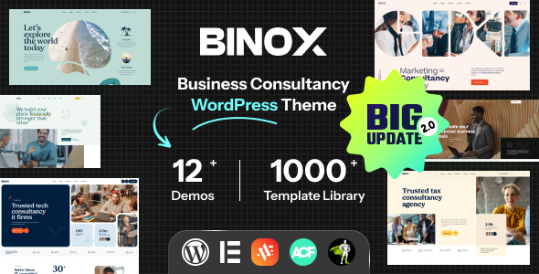 Binox – Business Consulting Theme