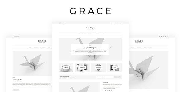 Grace – Minimal WordPress Blog Theme