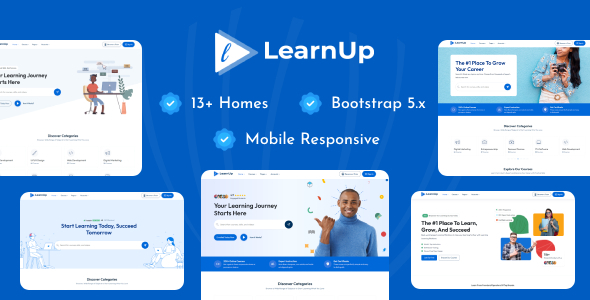 LearnUp – Education HTML Template