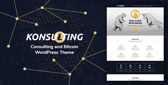Konsulting – Consulting & Bitcoin WordPress Theme