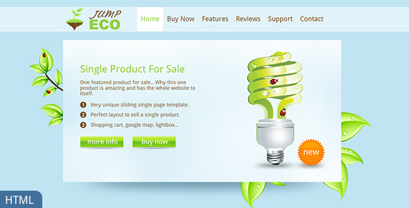 Jump Eco HTML – Slider – Single product shop