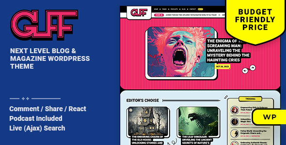 Guff – Personal Blog & Magazine WordPress Theme